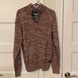 BUFFALO 1/4 button up sweater